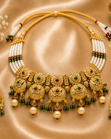 Gold Plated Traditional Choker Necklace Set