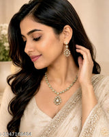 Gold Plated Kundan Jewellery Set