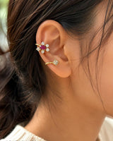 Premium Gold Plated Floral Ear Cuff